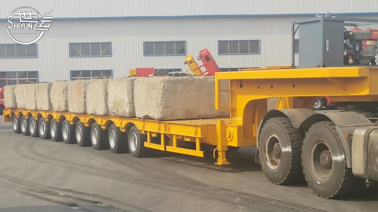 Testing of 150 Ton Wind Tower Trailer Price