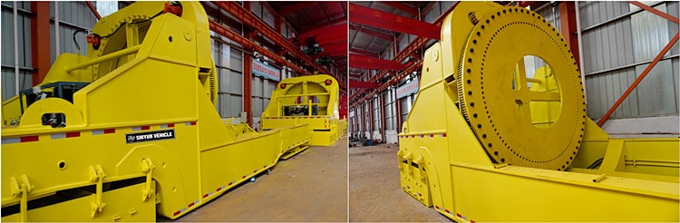 The blade shape of the wind turbine blade is designed according to the aerodynamic characteristics, and the thickness of the trailing edge of the blade is small; the bucket structure adopts the shell and double beam design type, and the blade well shell is thin. According to the characteristics of the shape and structure of the blade, the stability, reliability and safety of the blade structure should be ensured during transportation, hoisting and storage.  During transportation, each blade needs at least two support points, one at the root of the blade, and the other at about 2/3 of the length of the blade (pitch) or the length of the blade body (fixed blade), so that it can be divided equally. Deflection.  When supporting the main body of the blade, in order to evenly bear the load, it is necessary to use a support pad that is basically the same as the local wing shape. The radial length of the supporting pad is at least 500mm, the chord width is at least 500mm, and the thickness of the felt layer between the blade and the pad is at least 5mm.  The blade root support is supported at a position 100mm from the blade bow to the blue plate. At least 4 bolts are required for fixing.  The transport bracket should be firmly fixed to the carrier body, and no relative movement should occur during transport  The elongation from the main support of the blade is not allowed to exceed 1/3 of the length of the blade. When encountering special road conditions, the extension length of the blade tip can be temporarily extended appropriately, and it should be restored immediately when the conditions are met.  When the blade is transported, the blade is not allowed to be placed horizontally, that is, the chord line at the maximum chord length of the blade is not allowed to be parallel to the ground, otherwise the blade strength should be affected  When the blade is removed from the transport vehicle and hoisted to the ground, the blade body must be adequately supported. Be sure to provide adequate support for the main body of the blade. When handling the blade, you should carefully protect the trailing edge of the blade to avoid local bending and local cracks.  If the blades are transported on the new route, in order to reduce transportation risks, the transporter needs to ascertain factors such as road conditions and the environmental conditions of the delivery location first, and then transport the blades after fully examining the transportation conditions.  It is not allowed to place non-fixed objects between the blades and the vehicle plate, so as to avoid moving objects to damage the blades during transportation  The leading edge of the blade should face down when hoisting.  When using nylon belt, the bandwidth should be at least 200mm  When the blades are assembled and unloaded at the factory and hoisted on site, the contact parts of the hoisted blades should be wrapped with 10mm thick felt to protect the blade surface. Be careful when loading and unloading blades, and avoid blade collision damage; during the process of loading and unloading blades, avoid excessive force on the leaf sequence.  When bundling or hoisting, each blade needs to use two nylon straps, one is located at the cylindrical part of the root of the blade, and the other is located at about 2/3 of the length of the blade. At the same time, rear edge and front edge protection plates should be used to avoid local damage or small cracks.  During the hoisting process, when the blade needs to be rotated, there should be a wider trailing edge guard plate at the trailing edge of the blade, the width of which is not less than 500mm  When the wind speed is greater than 8m/s in the wind field, it is not allowed to lift the blades for installation. .4.7 During the hoisting process of the impeller, at least two control cables (non-metallic) should be used to make the blades leave the ground while being able to control their position well.  In the process of hoisting the blade, the blade must be hoisted slowly at a uniform speed, and it is not allowed to accelerate the hoisting of the blade, otherwise the blade lifting point will be subjected to overload and impact, which may cause damage to the blade structure.  For fixed-pitch blades, that is, blades that include a braking system, when hoisting, the blade cow carbon tube shaft is not allowed to be used as a lifting point. This will cause serious damage to the carbon tube and the shell at the slitting surface, and may cause damage. Dynamic system is destroyed.  When the blade is docked with Lunyi, when adjusting the blade to align with the bolt hole, it is not allowed to pad a rigid support under the blade, so as to avoid cutting the structural fibers and forming the origin of damage.