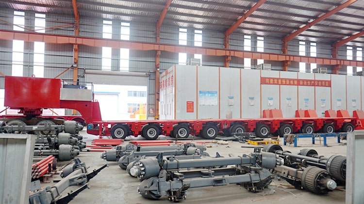 Multi Axle Hydraulic Modular Trailer for Sale