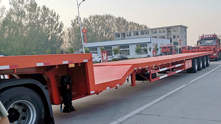 4 Axles 56 Meters Trailer for Sale in Chile