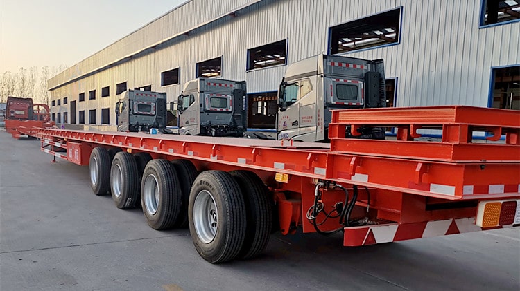 4 Axles 56 Meters Trailer for Sale in Chile