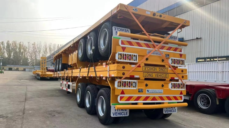 3axle 40 ft flatbed trailer
