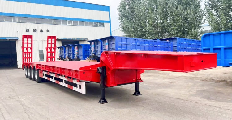 Tri Axle Low Loader Trailer for Sale in Sudan