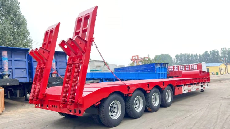 Tri Axle Low Loader Trailer for Sale in Sudan