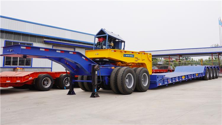 4 Axle Detachable Gooseneck Trailer for Sale with Dolly
