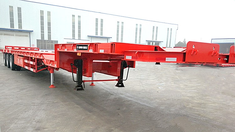 3 Axle Flat Top Extendable Trailer for Sale - Shiyun Vehicle