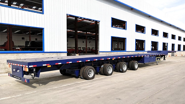 4 Axle Extendable Semi Trailer for Sale - Shiyun Vehicle