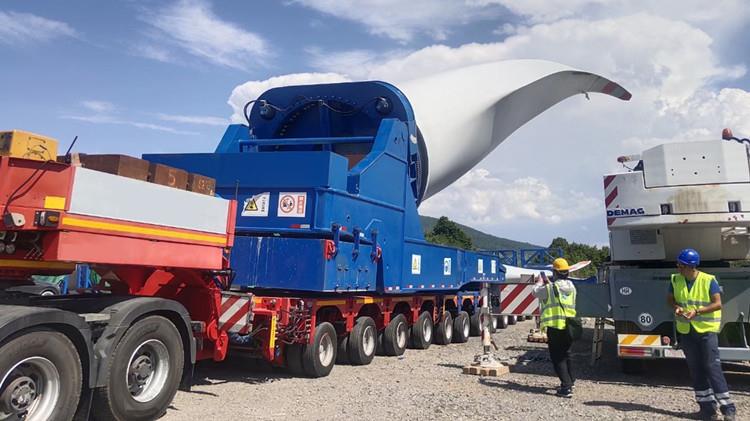 Wind Turbine Blade Transport | Windmill Rotor Blade Lifter for Sale - Shiyun Vehicle