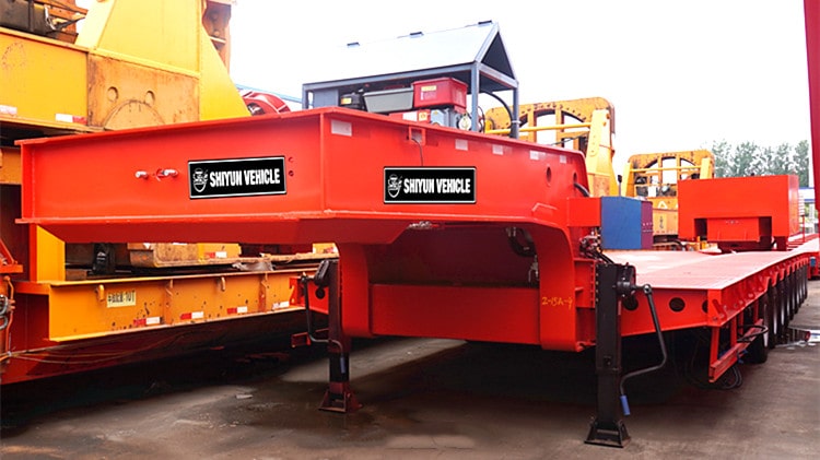 Extendable Low Bed Excavator Trailer