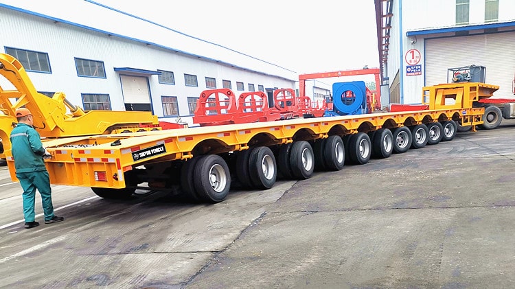 10 Axle Extendable Wind Tower Trailer for sale - Shiyun Vehicle