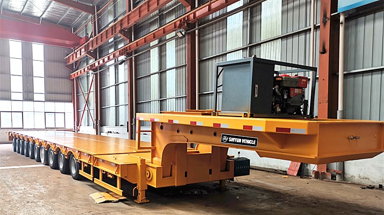 10 axle extendable trailer 