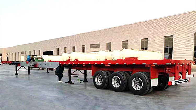 Tri Axle Extendable Flat Trailer for Sale - Shiyun Vehicle
