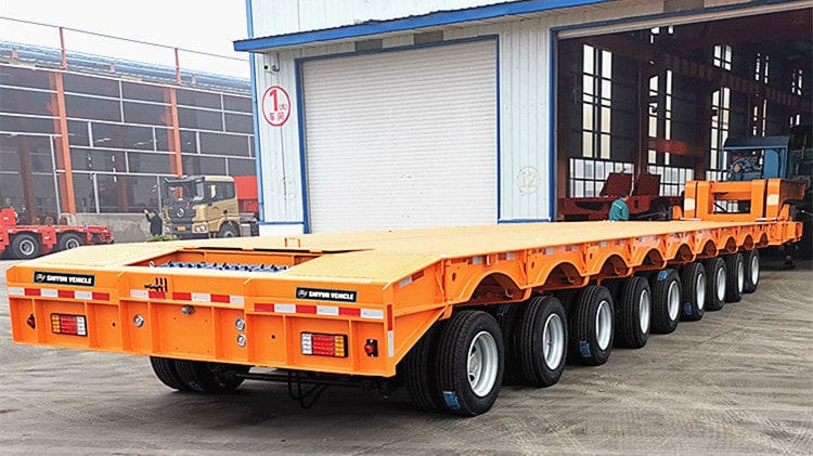 9 Axle Wind Blade Telescopic Trailer - Shiyun Vehicle