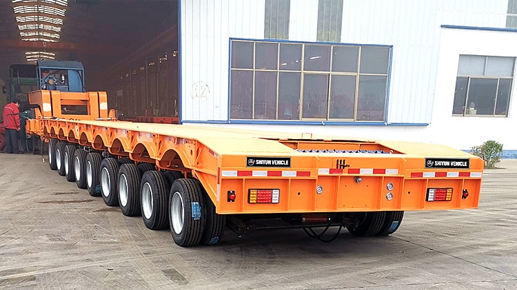 9 Axle Wind Blade Telescopic Trailer - Shiyun Vehicle