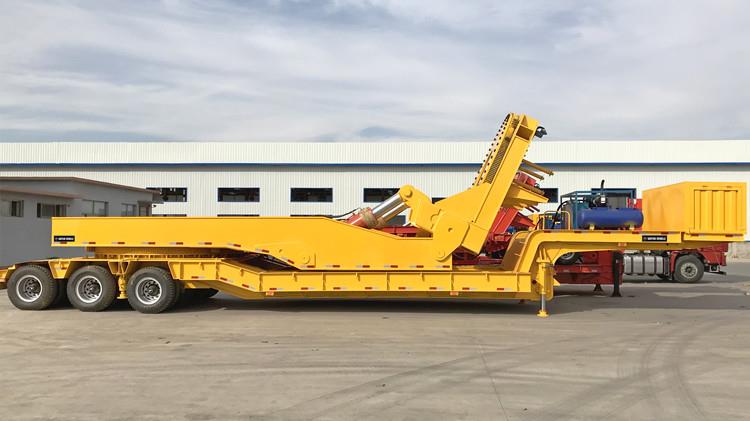 72m Blade Lifter Mounted on 3 Line 6 Axle Lowbed Trailer for Sale- Shiyun Vehicle