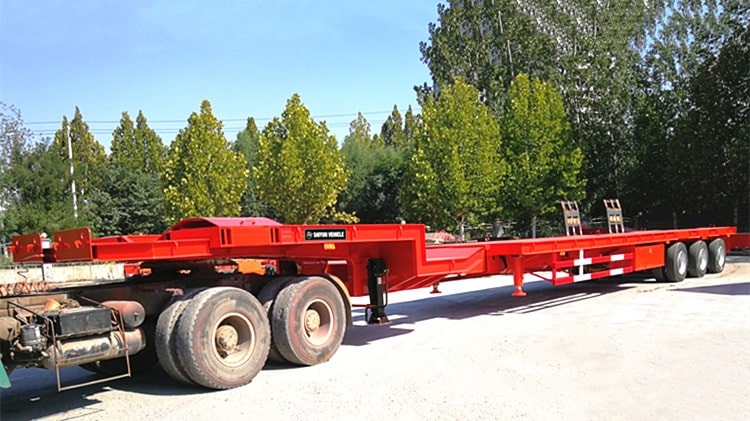Tri Axle 52m Extendable Trailer for Sale - Shiyun Vehicle
