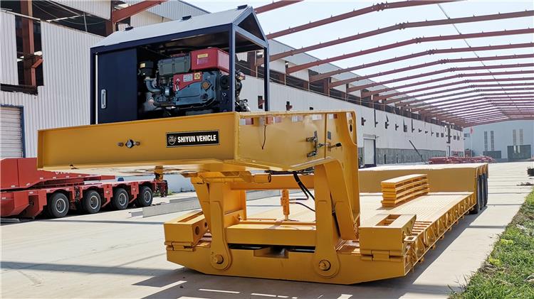 How Much 80 Ton Folding Gooseneck Lowboy Trailers