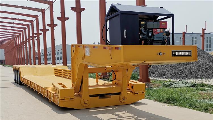 80 Ton Folding Gooseneck Trailer for Sale Near Me Price - Shiyun Vehicle