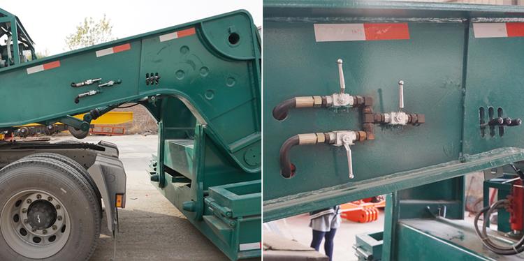 Details of 3 Axle Detachable Gooseneck Trailer Manufacturer