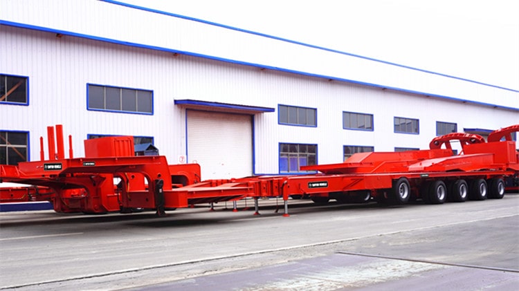 5 Axle Expand Flatbed Trailer for Blade for Sale - Shiyun Vehicle
