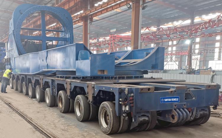 Windmill Blade Adapter with 10 Axle Modular Trailer for Sale - Shiyun Vehicle