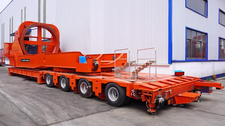 Turbine Blade Transport Trailer on Mountain - Shiyun Vehicle