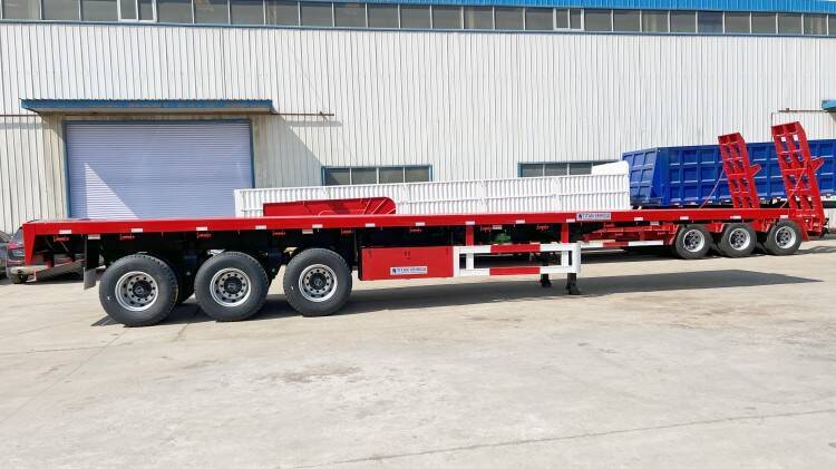 3 Alxe 40ft Flatbed Trailer for Sale Near Me