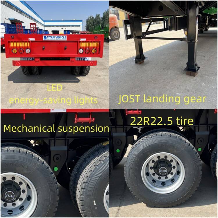 3 Alxe 40ft Flatbed Trailer for Sale Near Me