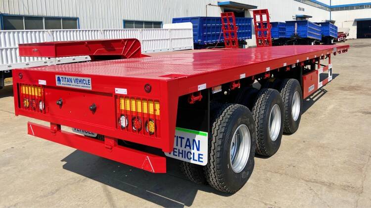 3 Alxe 40ft Flatbed Trailer for Sale Near Me