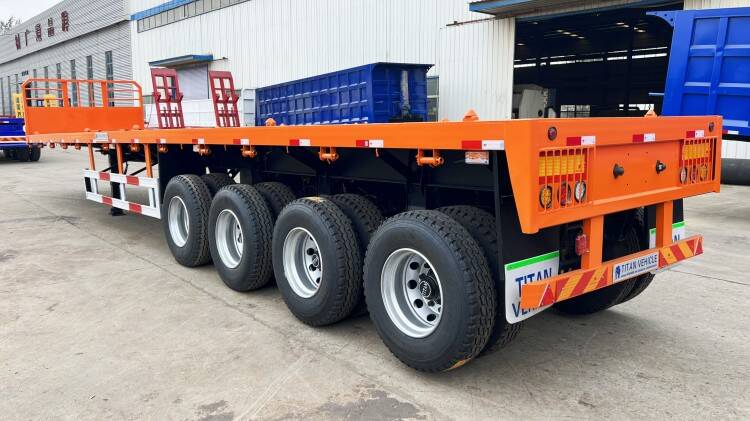Details of4 Axle 48 Ft Flatbed Trailer for Sale Price in Zimbabwe