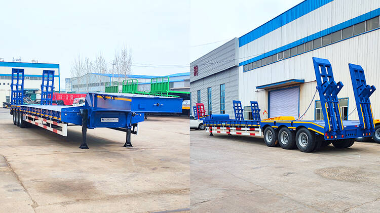 3 Axle 80ton Lowbed Truck for Sale Price in Rwanda MICD