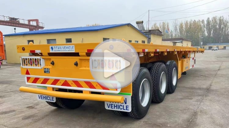 40 Foot Tri Axle Flatbed Trailer for Sale Near Me