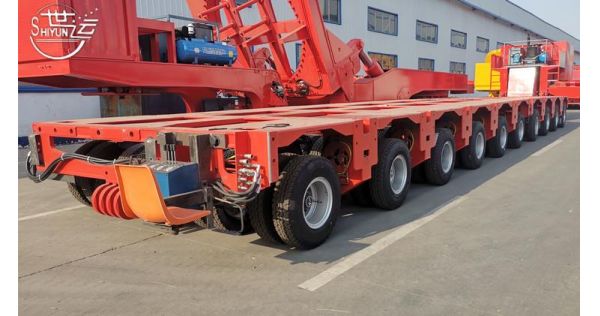 250 Ton Multi Axle Modular Trailer will be sent to Southeast Asia