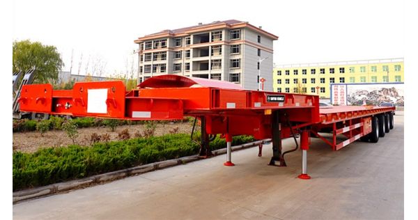 4 Axle 56 Meters Extendable Blade Trailer for Sale in Ho Chi Minh