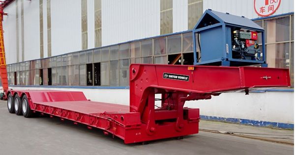 3 Axle 80 Ton Removable Gooseneck Trailer will be sent to Guyana