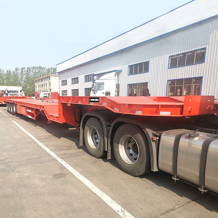 Four Axle Telescopic Semi Trailer for Blade