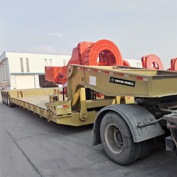 120 Ton Hydraulic Detachable Neck Lowboy Trailer